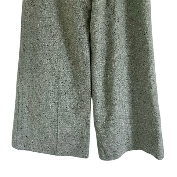 AlexaChung Sage Green Mélange Wool Blend Jacket and Pants US 6 - Picture 12 of 16
